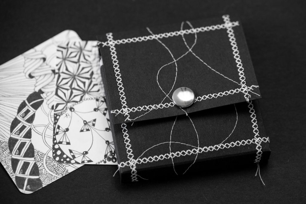 Zentangles Box aus SnapPap